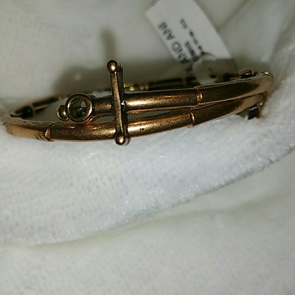 Alex and Ani Anchor Wrap Bracelet - Picture 4 of 6